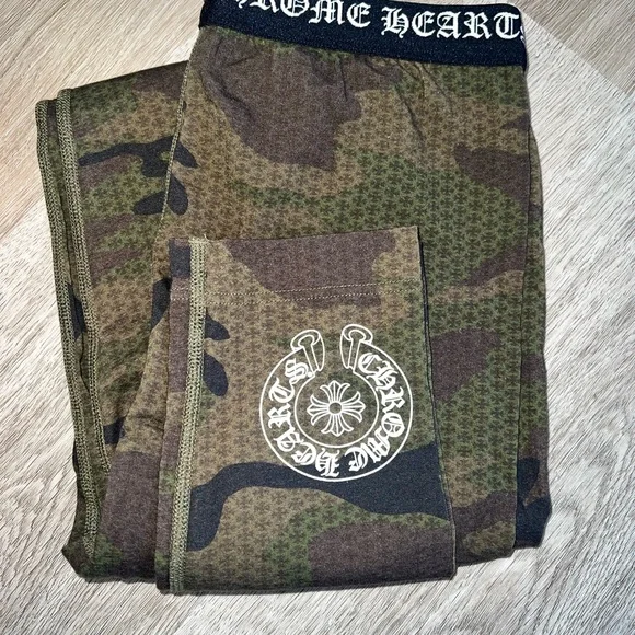 Camo Chrome Hearts Legging L (Runs Small)💚🤎🖤 - Picture 1 of 5